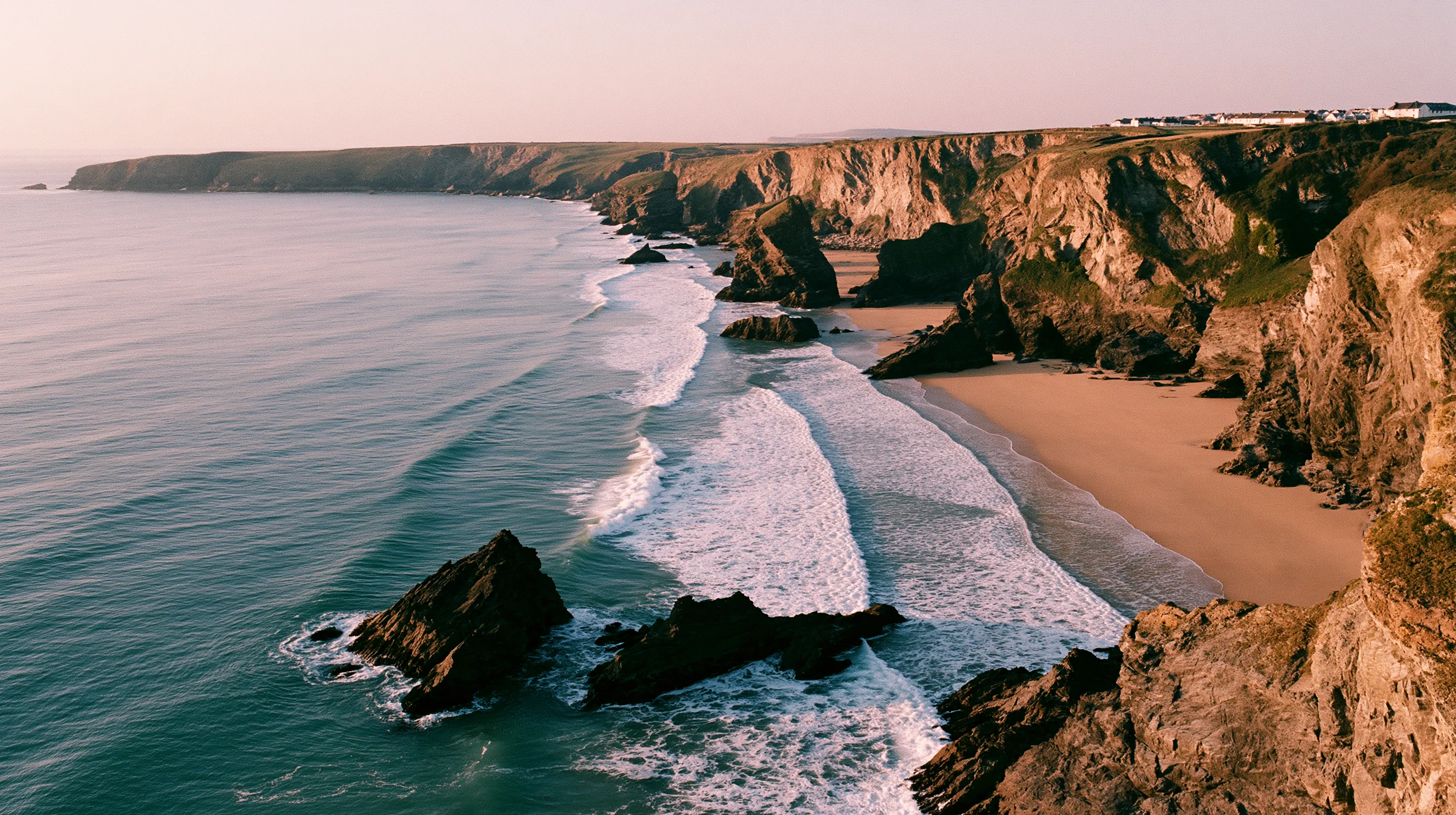 Newquay Cornwall coastline
